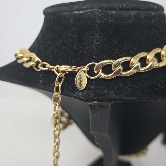 JOAN RIVERS Collection Statement Necklace With Multi Colored Rhinestones Y2K - Picture 6 of 10